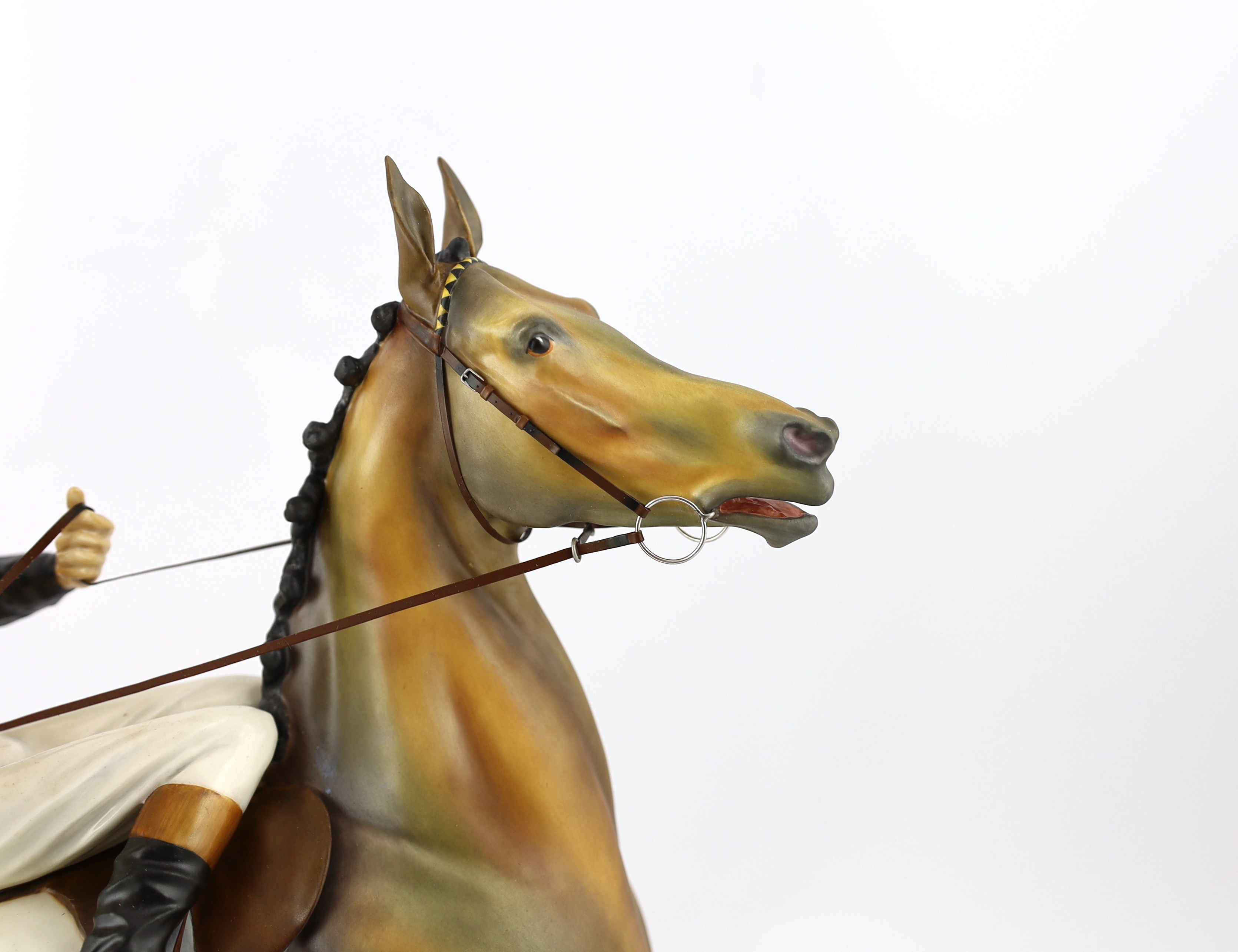 Bernard Winskill (d.1980), a Royal Worcester porcelain group, 'At The Start No.4'
